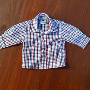 Good lad baby's button shirt